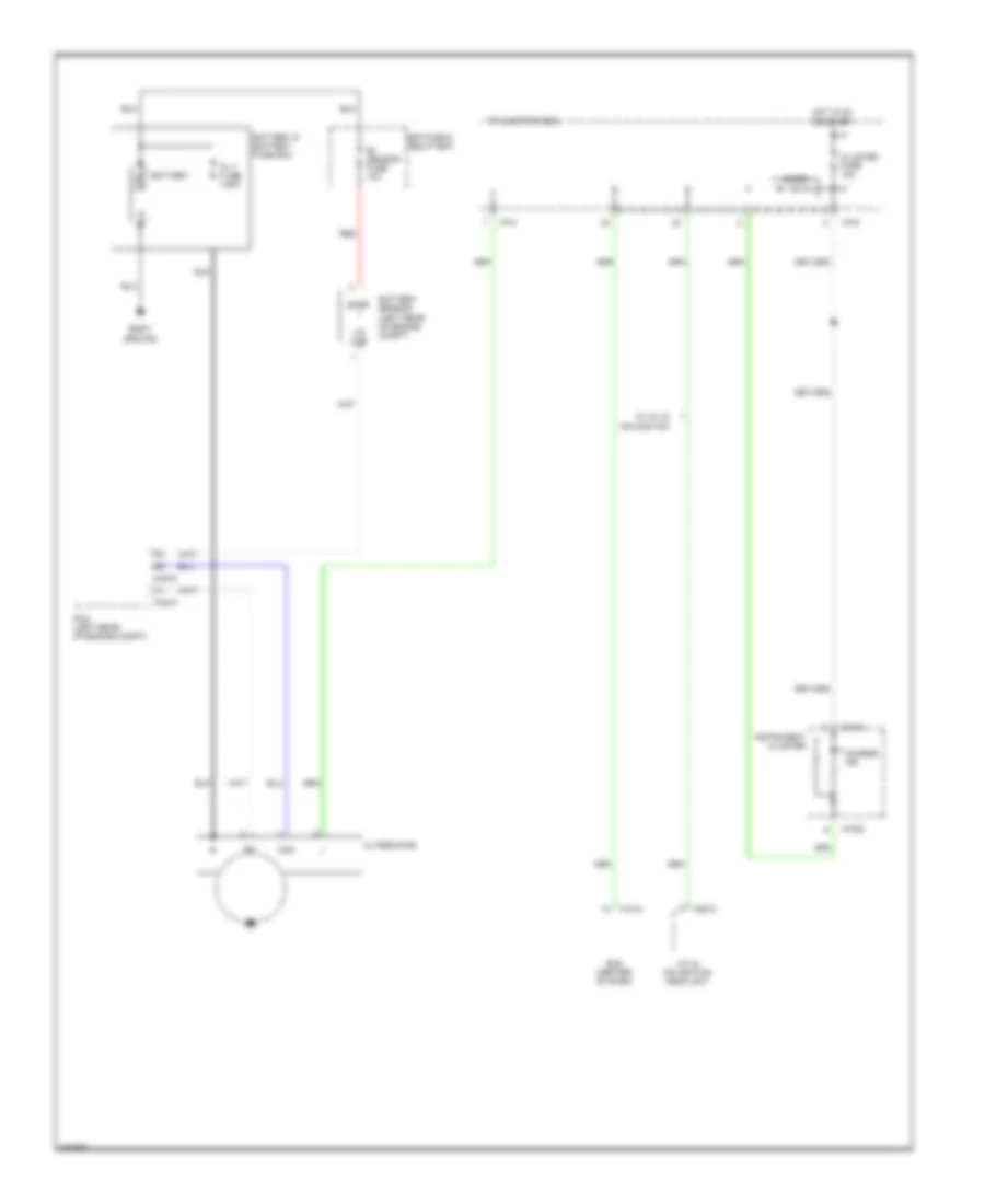 Charging Wiring Diagram for Hyundai Tucson GL 2012