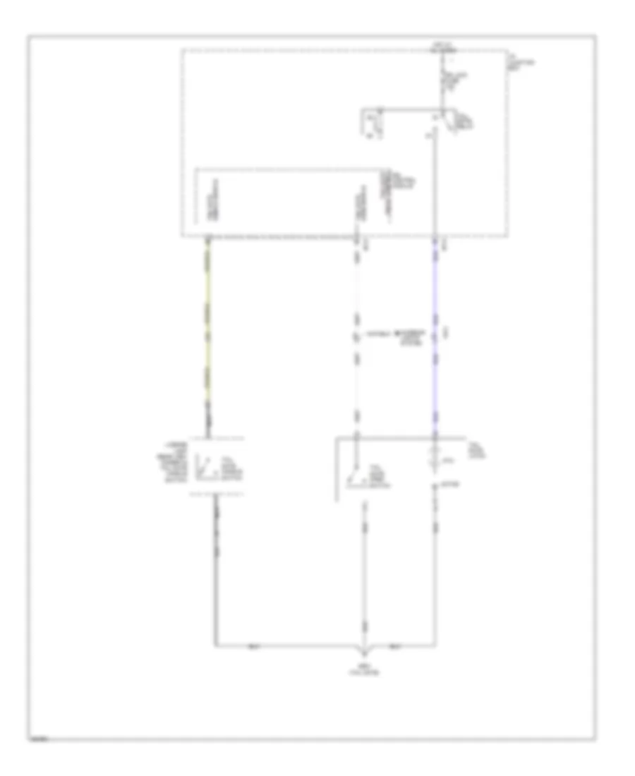 Power Tailgate Wiring Diagram for Hyundai Tucson GL 2012