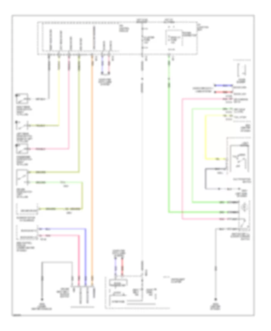 Chime Wiring Diagram for Hyundai Tucson GL 2012