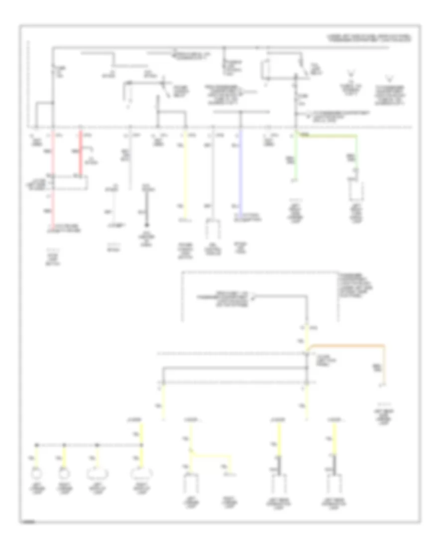 Power Distribution Wiring Diagram (4 of 7) for Hyundai Elantra GLS 2002