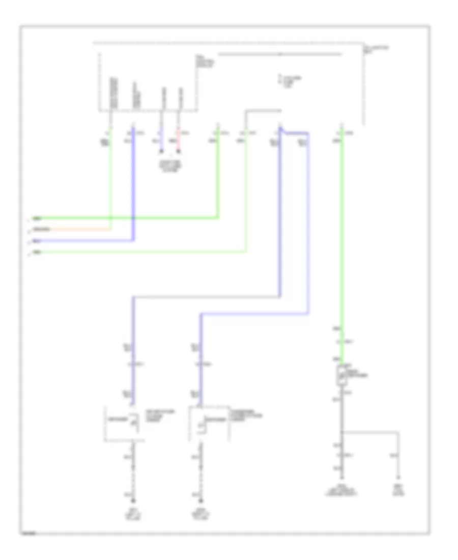 Defoggers Wiring Diagram 2 of 2 for Hyundai Tucson GLS 2012