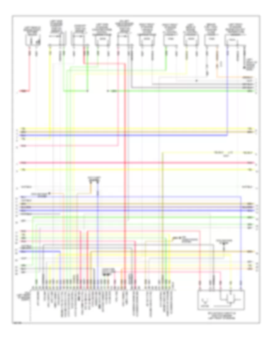 2.0L, Engine Performance Wiring Diagram (2 of 5) for Hyundai Tucson GLS 2012