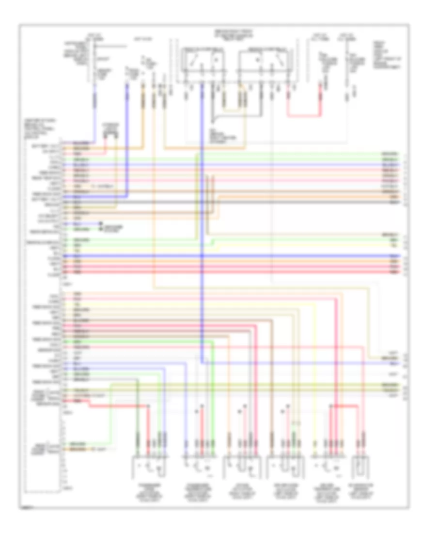 Automatic AC Wiring Diagram (1 of 3) for Hyundai Entourage GLS 2007