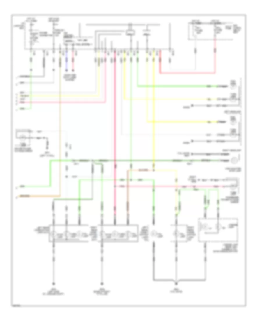 Exterior Lamps Wiring Diagram 2 of 2 for Hyundai Tucson Limited 2012
