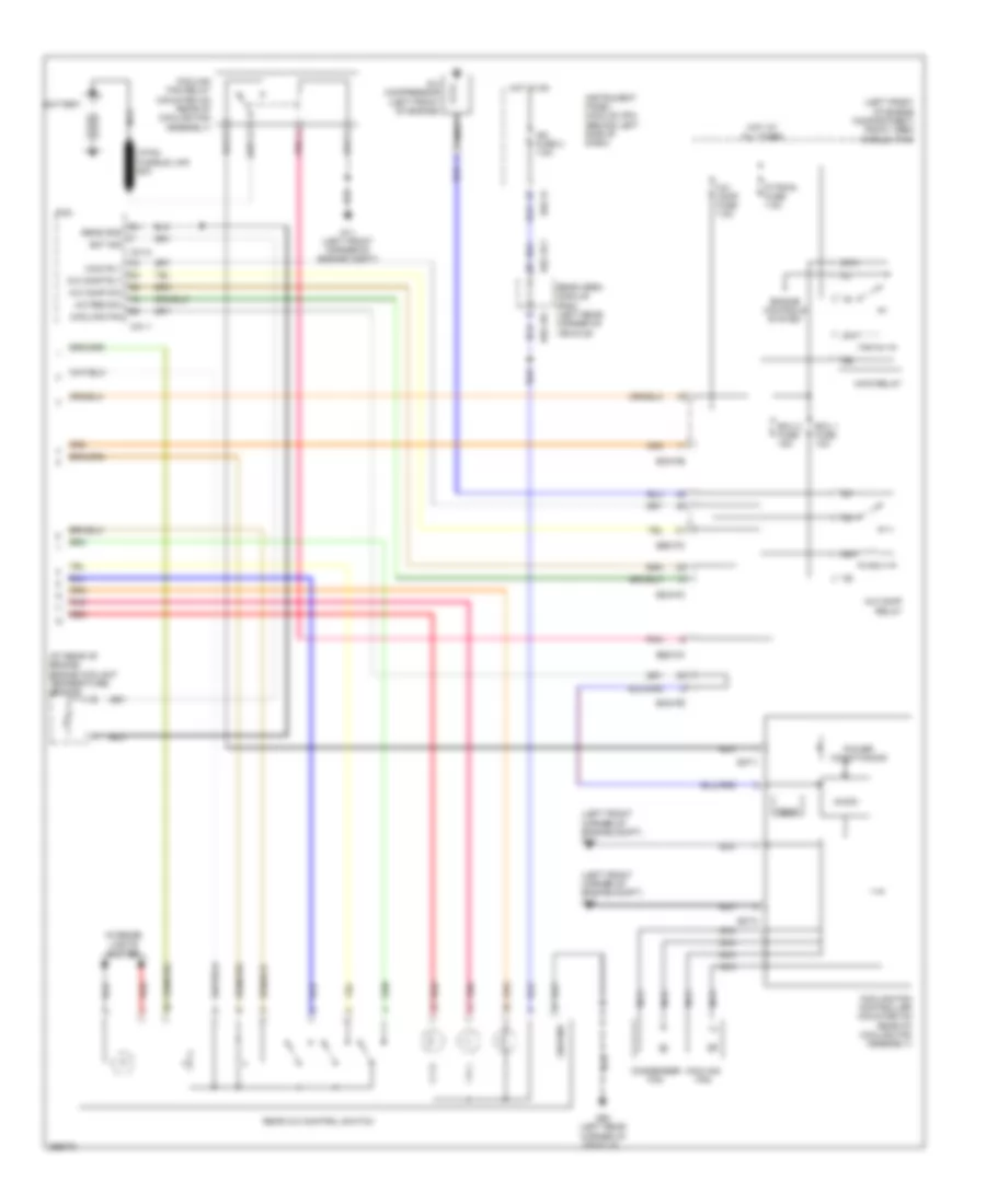 Automatic AC Wiring Diagram (3 of 3) for Hyundai Entourage Limited 2007
