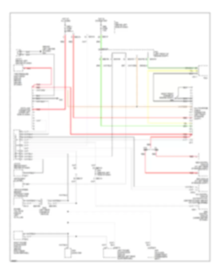 Computer Data Lines Wiring Diagram for Hyundai Entourage Limited 2007