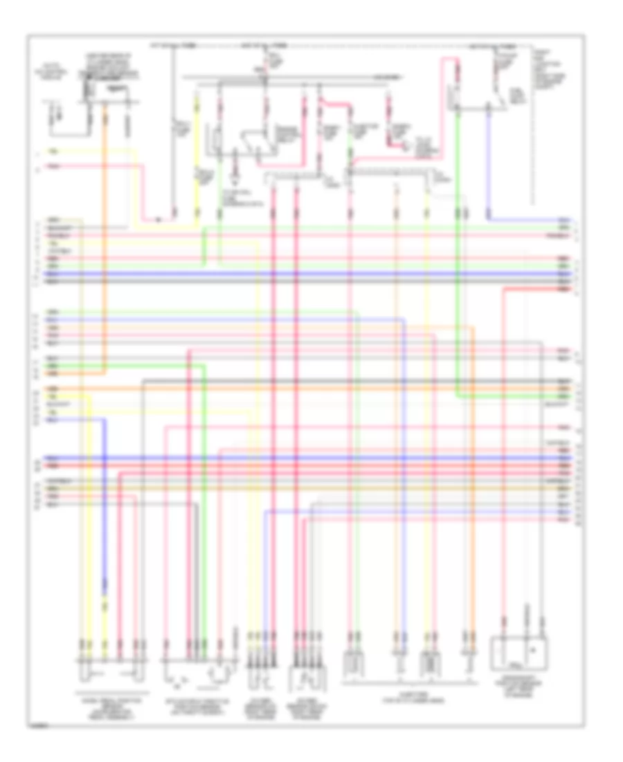 2.0L, Engine Performance Wiring Diagram (2 of 5) for Hyundai Genesis Coupe 2.0T Track 2010