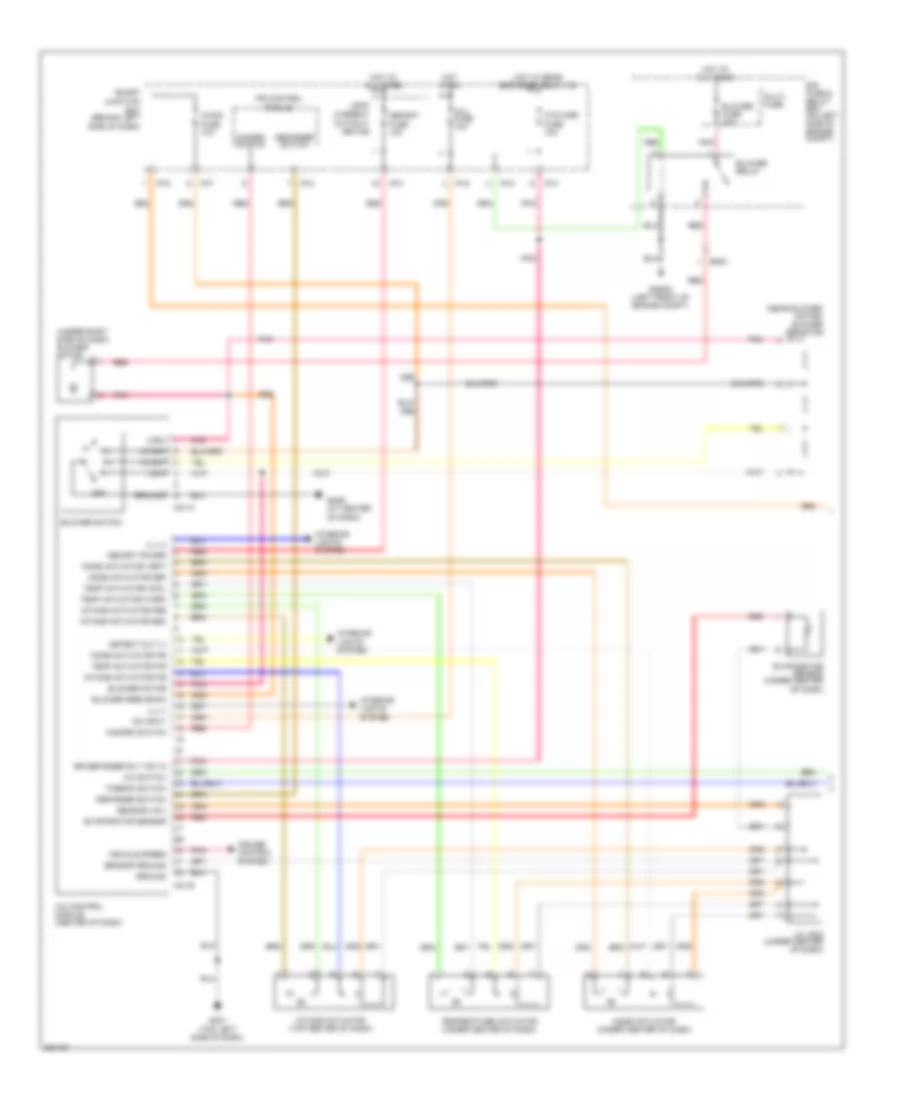 Automatic A C Wiring Diagram 1 of 2 for Hyundai Veloster 2012