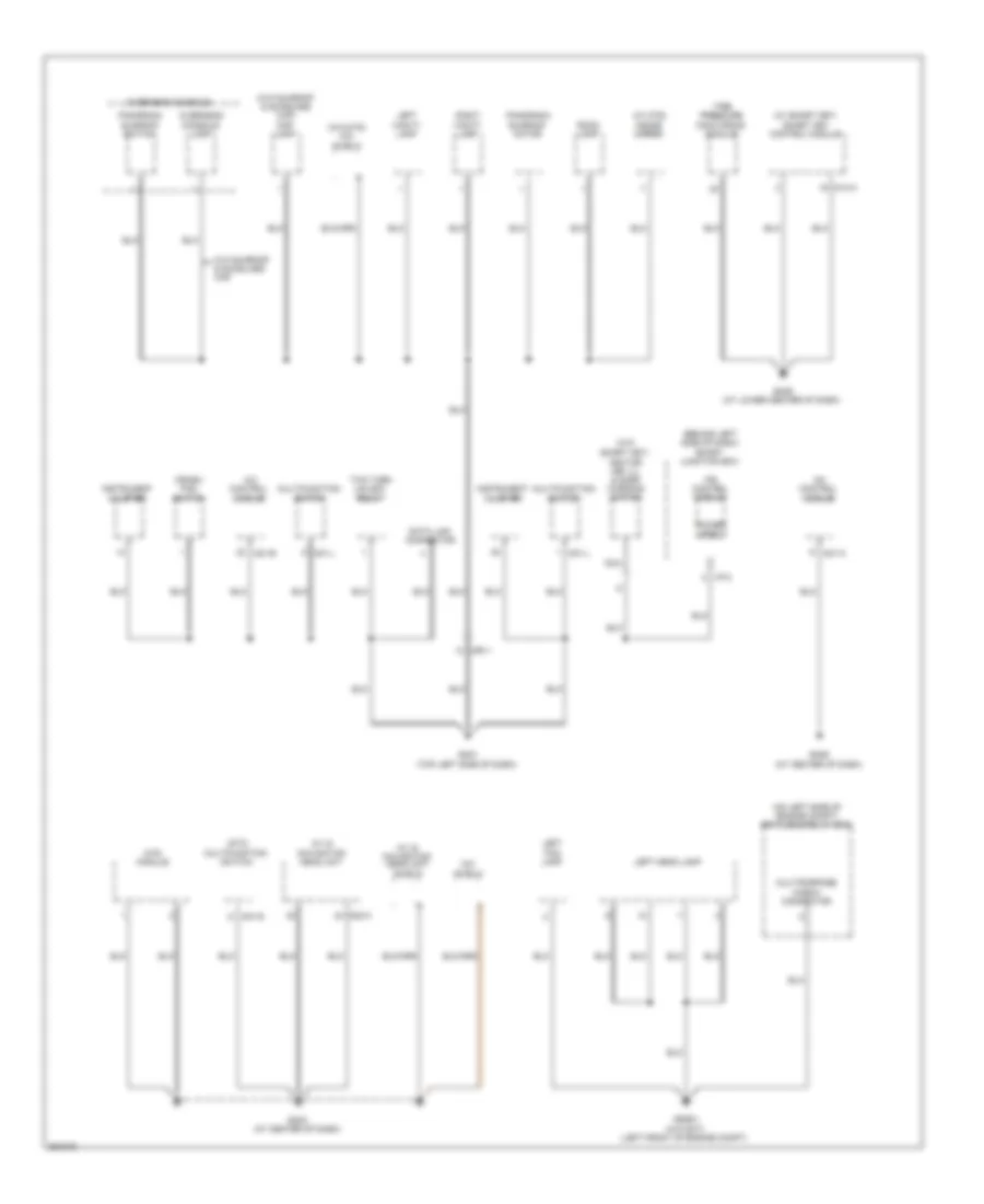 Ground Distribution Wiring Diagram 1 of 4 for Hyundai Veloster 2012