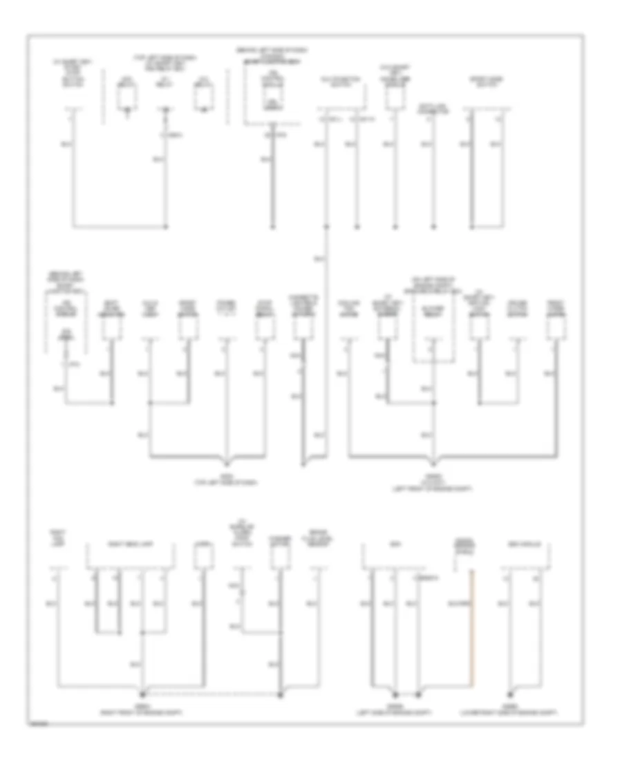 Ground Distribution Wiring Diagram 2 of 4 for Hyundai Veloster 2012