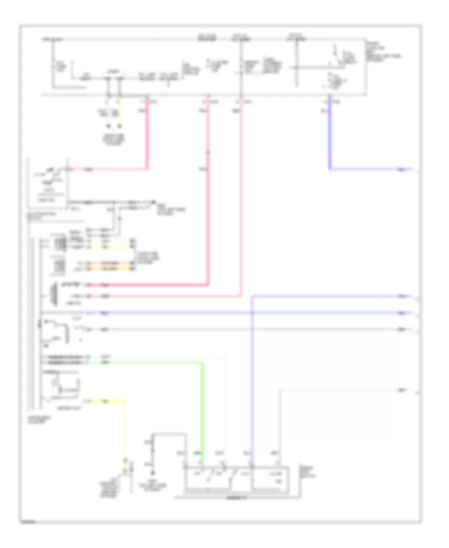 Instrument Illumination Wiring Diagram (1 of 2) for Hyundai Veloster 2012