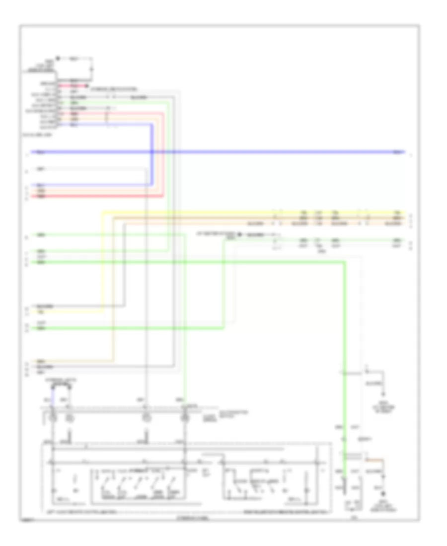 Navigation Wiring Diagram, with Amplifier (2 of 3) for Hyundai Veloster 2012
