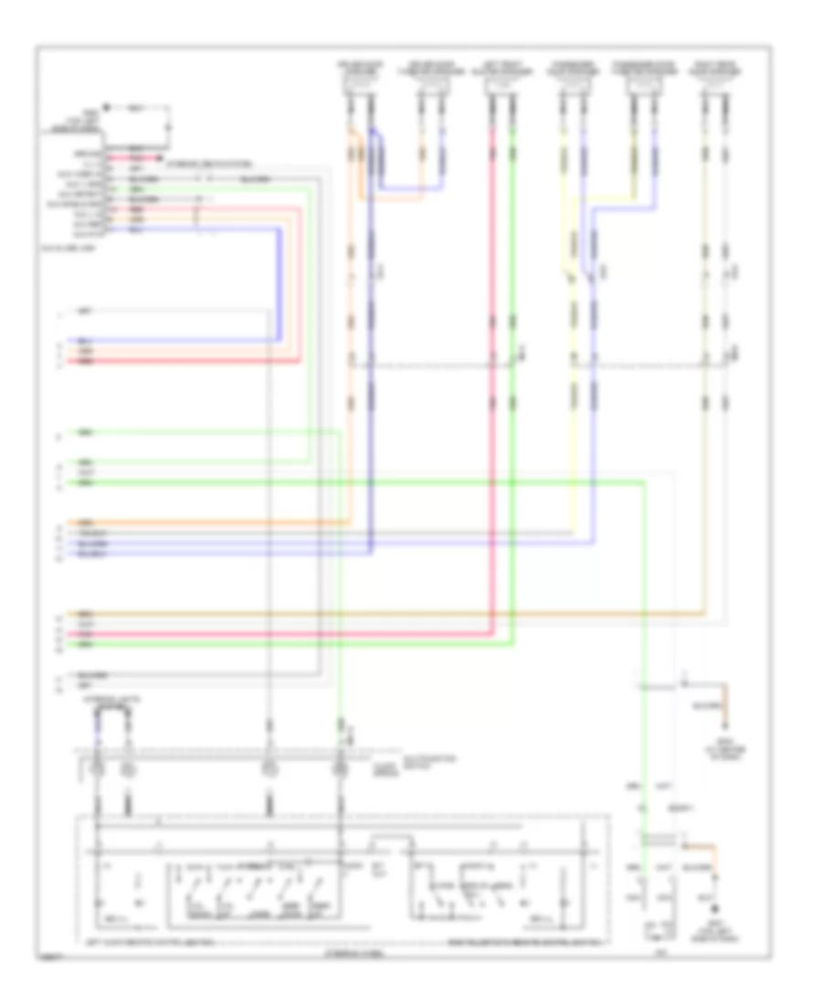 Navigation Wiring Diagram, without Amplifier (2 of 2) for Hyundai Veloster 2012