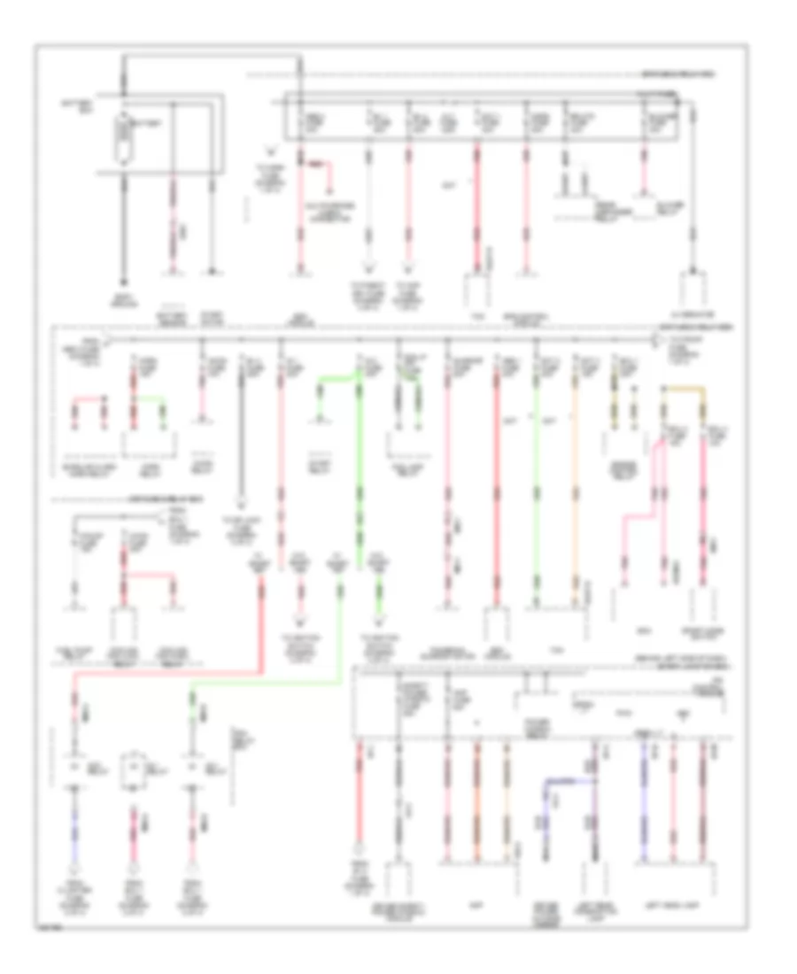 Power Distribution Wiring Diagram 1 of 4 for Hyundai Veloster 2012