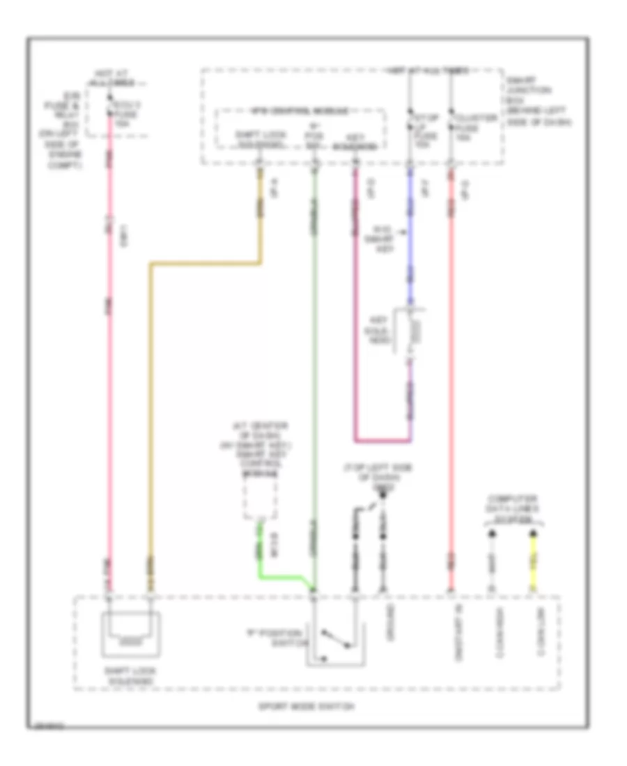 Shift Interlock Wiring Diagram for Hyundai Veloster 2012