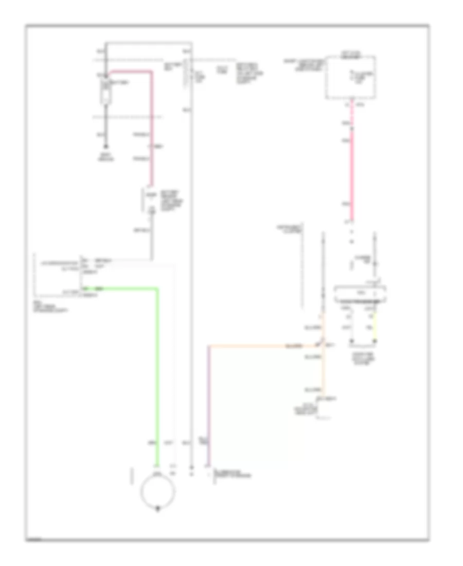 Charging Wiring Diagram for Hyundai Veloster 2012