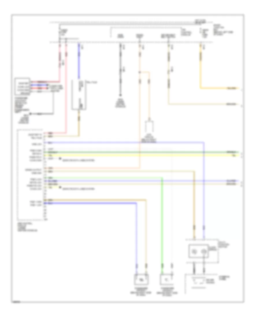 Supplemental Restraints Wiring Diagram Advanced 1 of 3 for Hyundai Veloster 2012