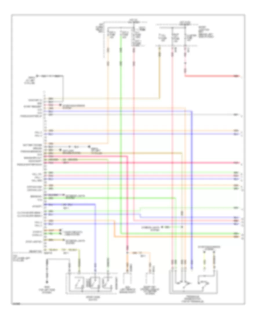Transmission Wiring Diagram 1 of 3 for Hyundai Veloster 2012