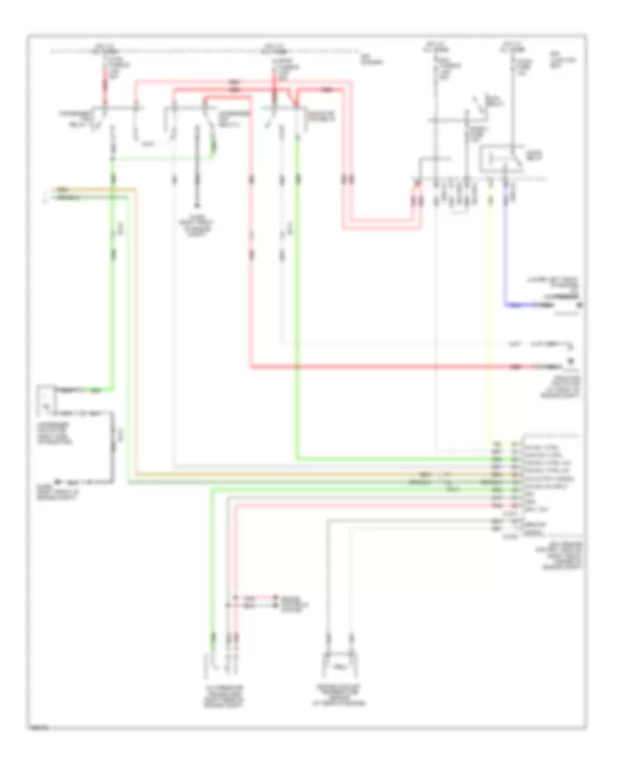 Automatic A C Wiring Diagram 2 of 2 for Hyundai Veracruz GLS 2012