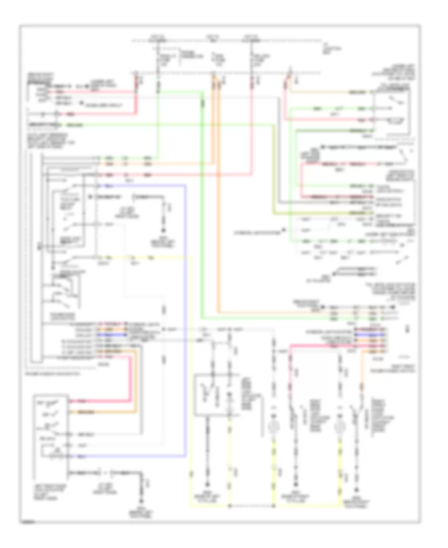 Forced Entry Wiring Diagram for Hyundai Veracruz GLS 2012