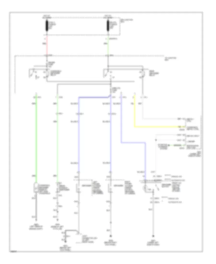 Defoggers Wiring Diagram for Hyundai Veracruz GLS 2012