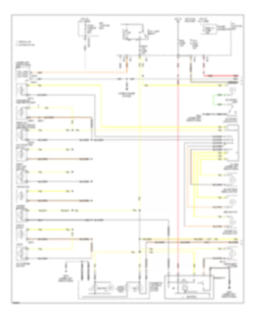 Instrument Illumination Wiring Diagram (1 of 2) for Hyundai Veracruz GLS 2012