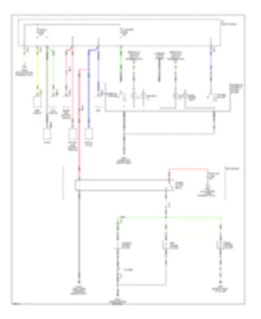 Power Distribution Wiring Diagram 9 of 9 for Hyundai Veracruz GLS 2012