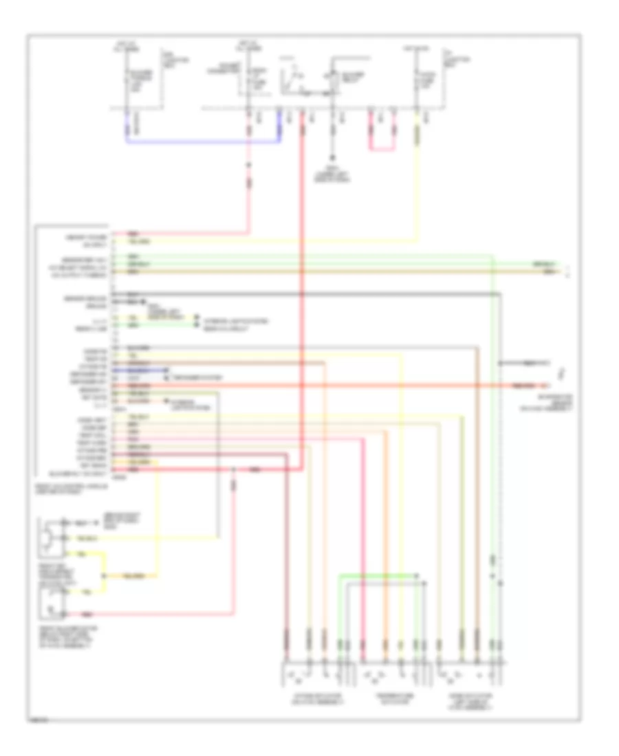 Manual A C Wiring Diagram 1 of 2 for Hyundai Veracruz Limited 2012