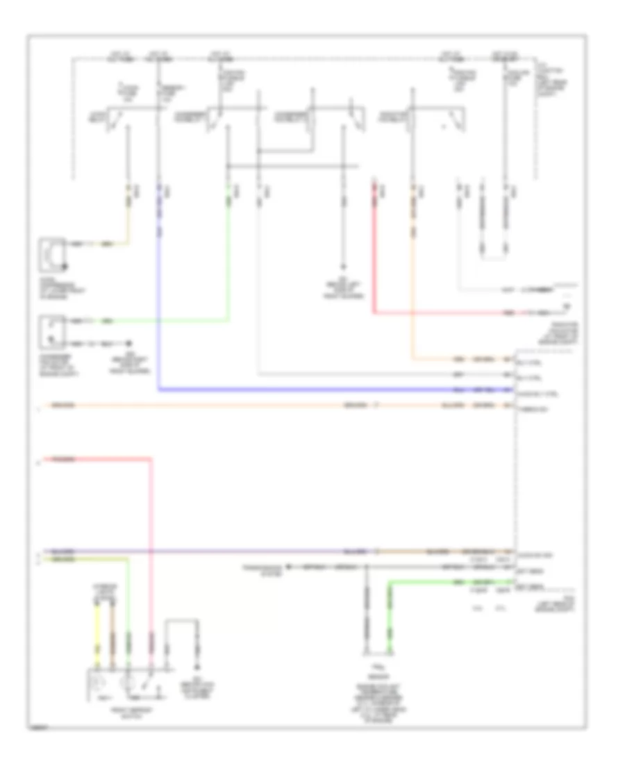 Manual A C Wiring Diagram 2 of 2 for Hyundai Santa Fe GLS 2007