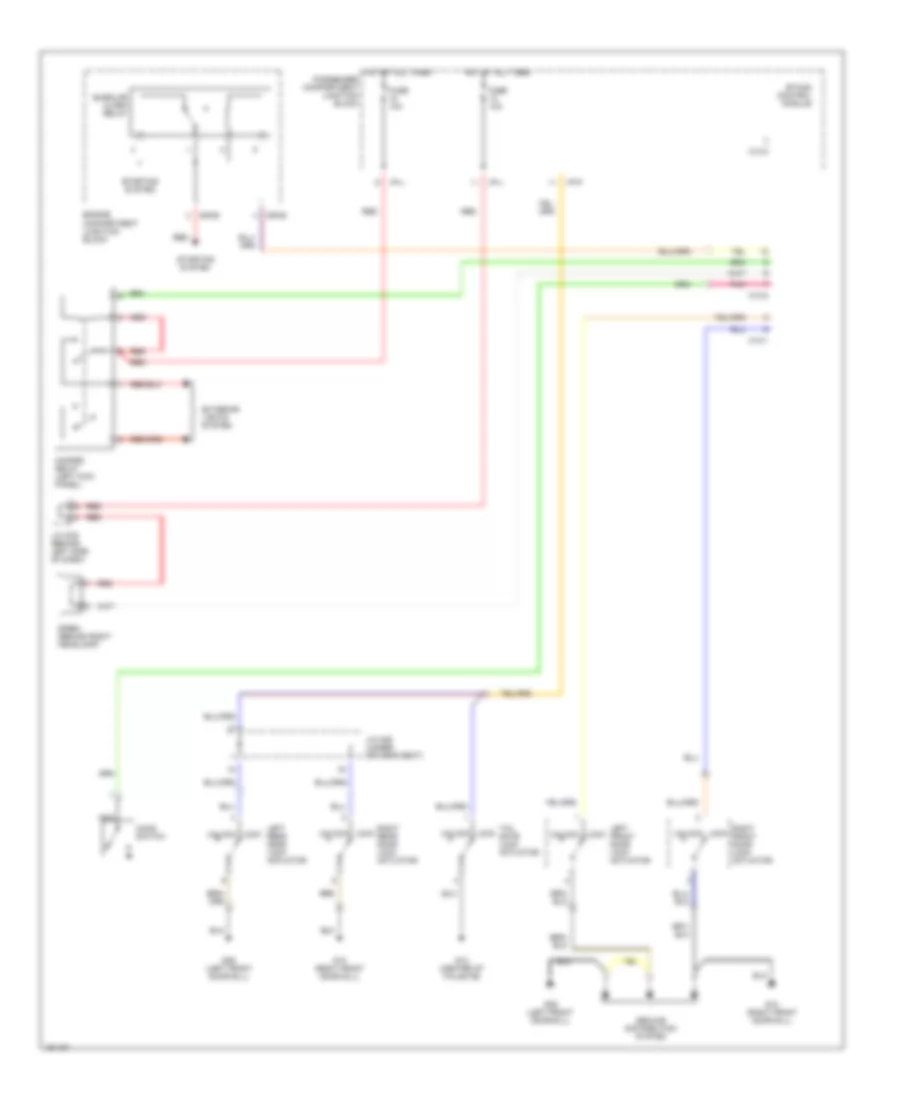 Anti-theft Wiring Diagram for Hyundai Santa Fe LX 2002