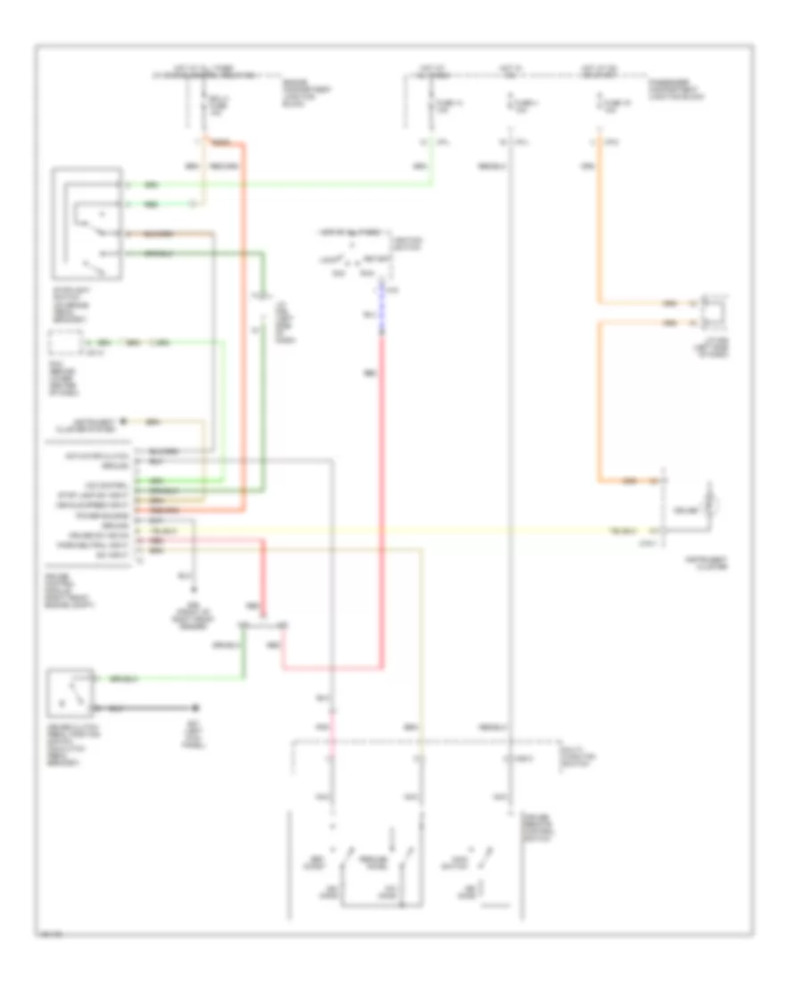 Cruise Control Wiring Diagram for Hyundai Santa Fe LX 2002