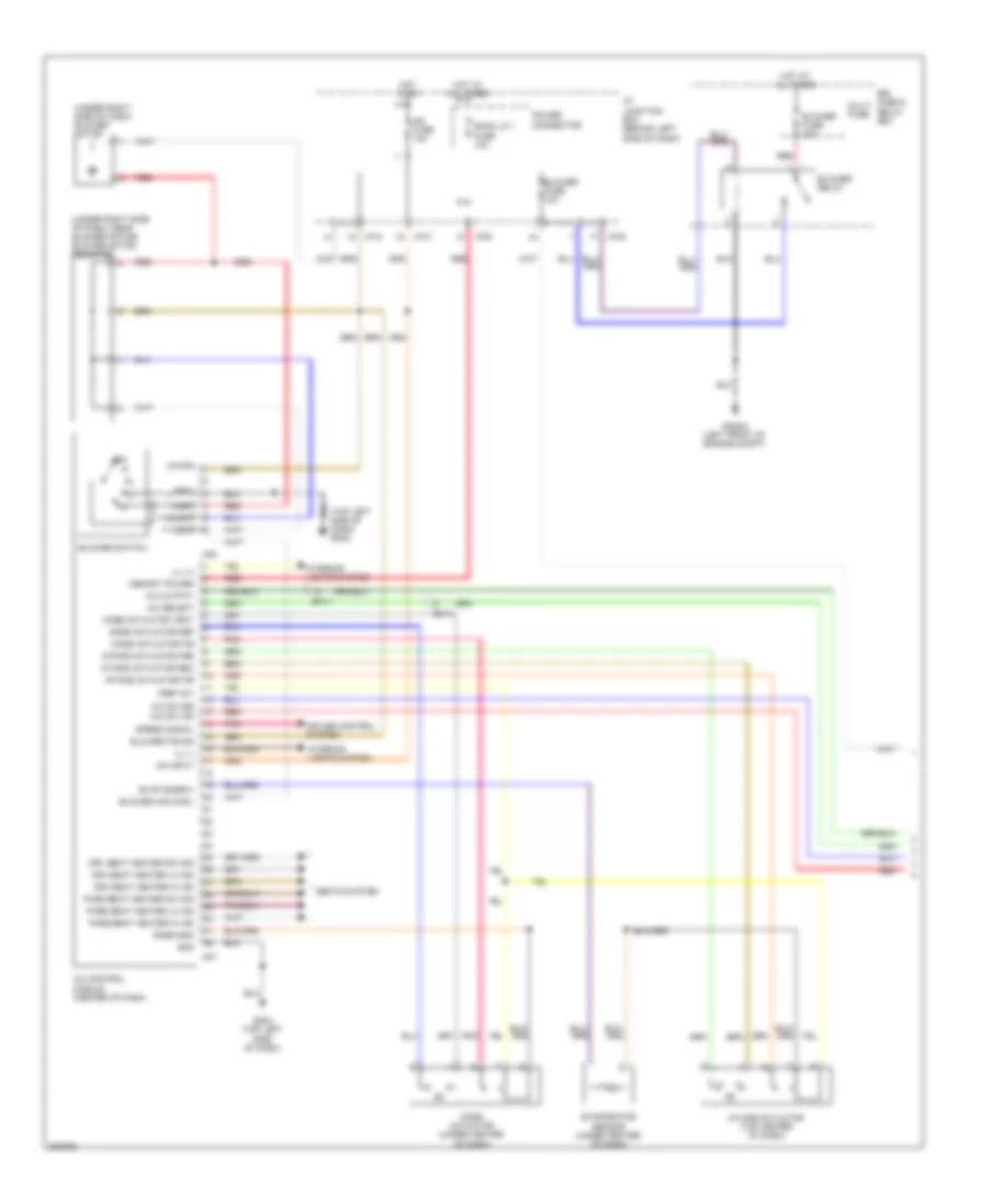 Manual A C Wiring Diagram 1 of 2 for Hyundai Accent GLS 2013