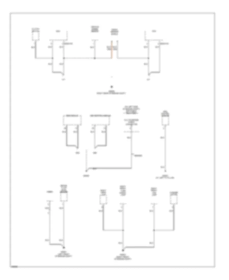 Ground Distribution Wiring Diagram 4 of 4 for Hyundai Accent GLS 2013