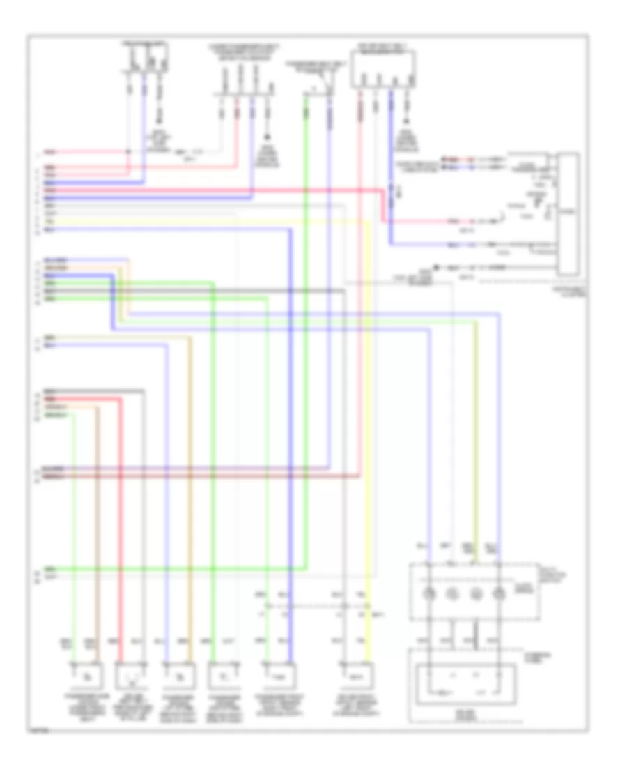 Supplemental Restraints Wiring Diagram, Advanced (2 of 2) for Hyundai Accent GLS 2013