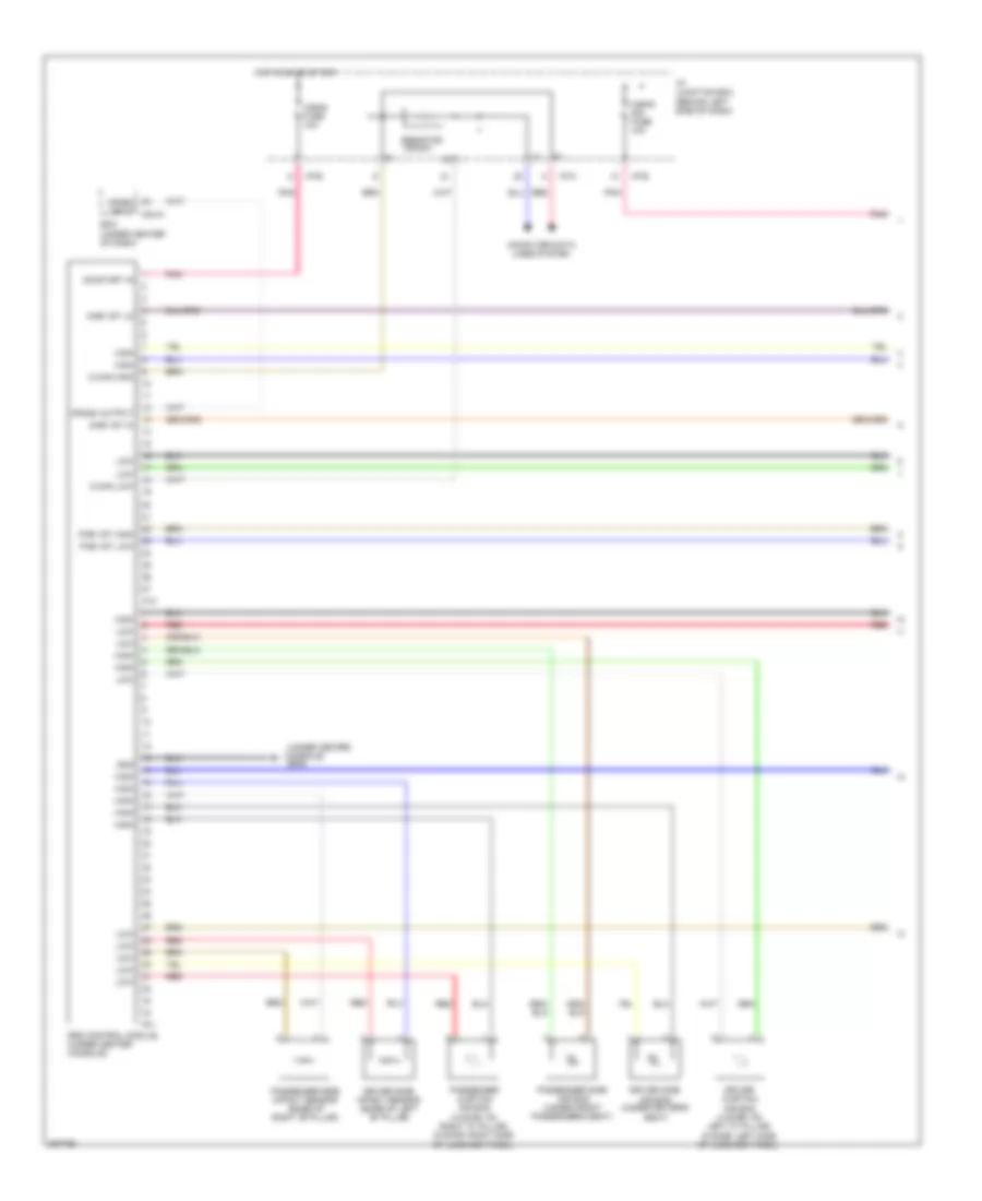 Supplemental Restraints Wiring Diagram, Depowered (1 of 2) for Hyundai Accent GLS 2013