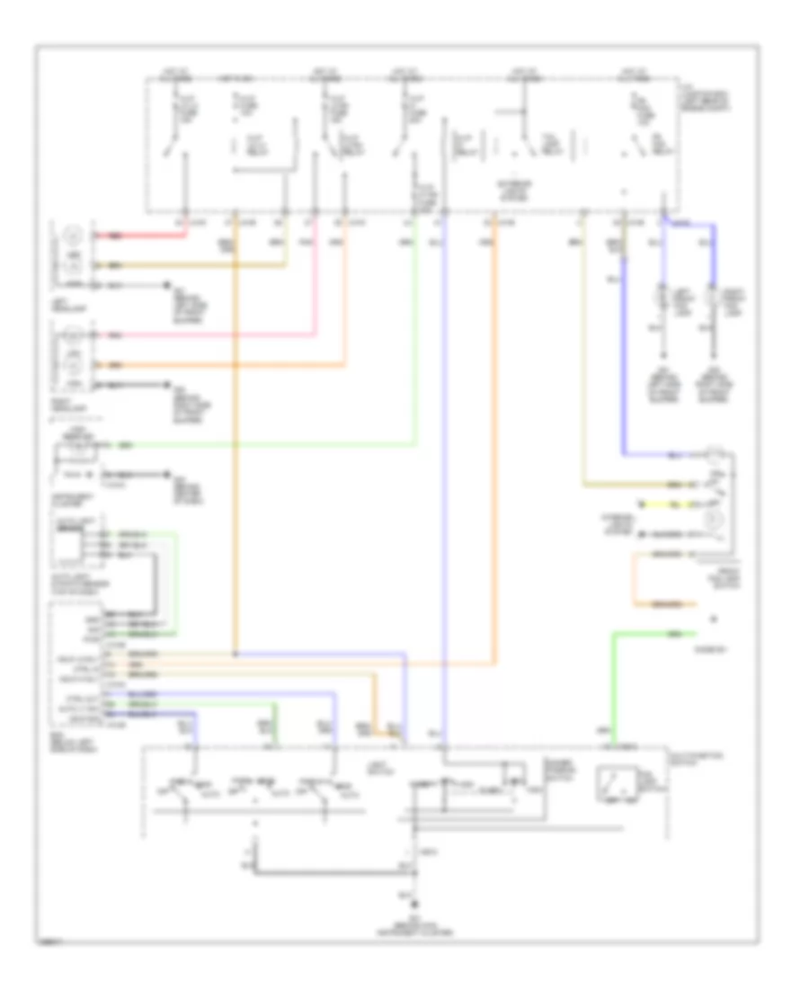 All Wiring Diagrams for Hyundai Santa Fe Limited 2007 model – Wiring  diagrams for cars Santa Fe Tail Light Wiring diagrams