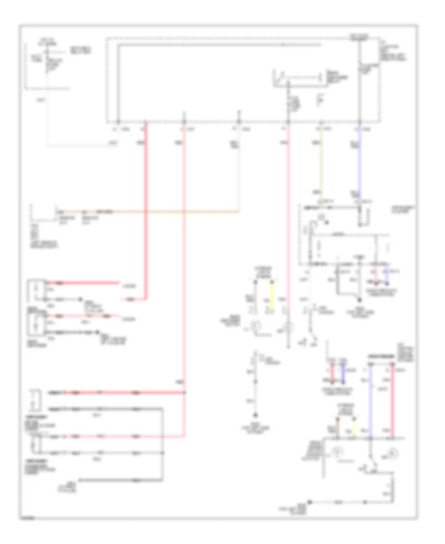Defoggers Wiring Diagram for Hyundai Accent GS 2013