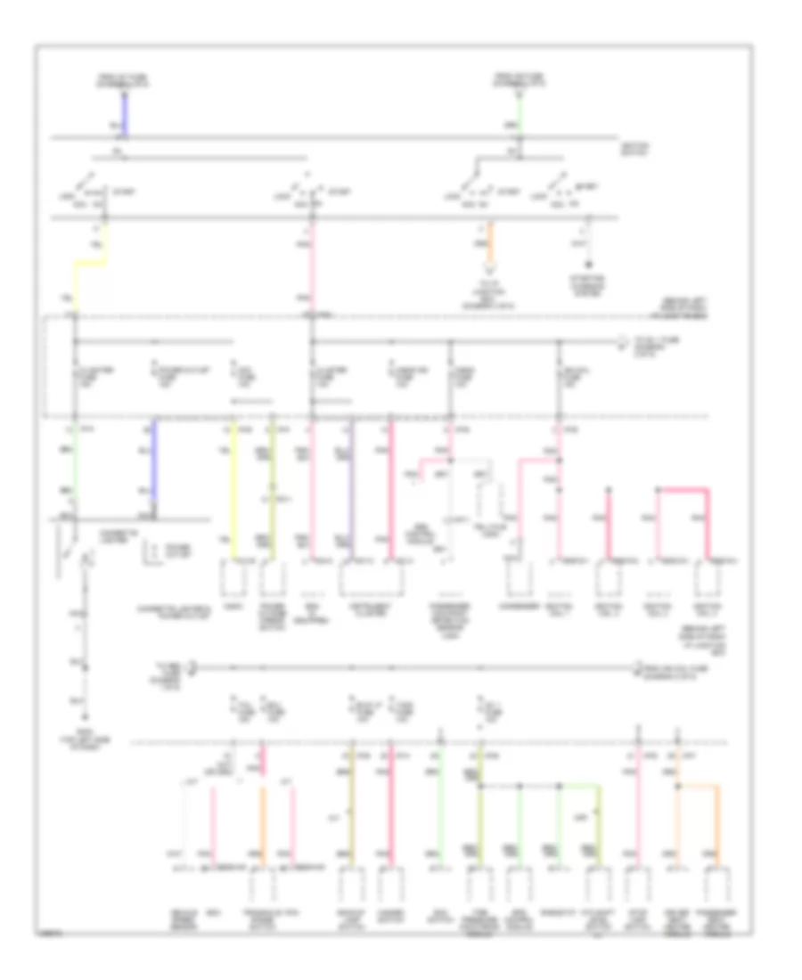 Power Distribution Wiring Diagram (2 of 5) for Hyundai Accent GS 2013