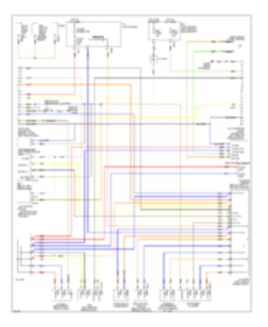 3.5L, Computer Data Lines Wiring Diagram for Hyundai Santa Fe GLS 2010