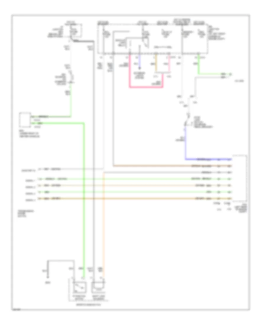 Shift Interlock Wiring Diagram for Hyundai Santa Fe GLS 2010