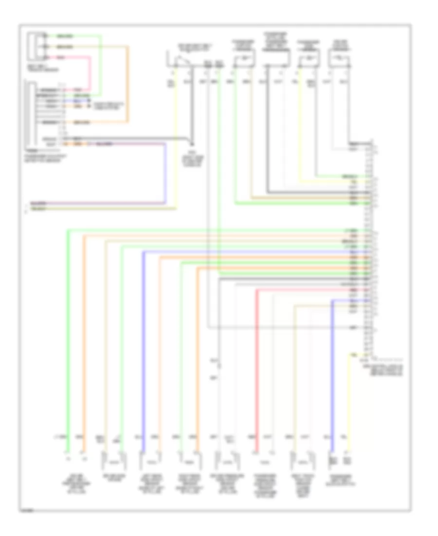 Supplemental Restraints Wiring Diagram (2 of 2) for Hyundai Santa Fe GLS 2010