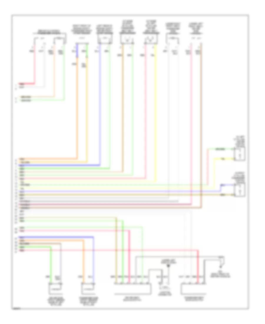 Supplemental Restraints Wiring Diagram (2 of 2) for Hyundai Sonata GLS 2007
