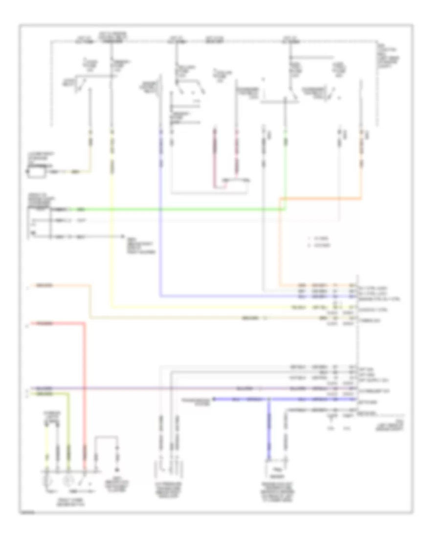 Manual A C Wiring Diagram 2 of 2 for Hyundai Santa Fe Limited 2010