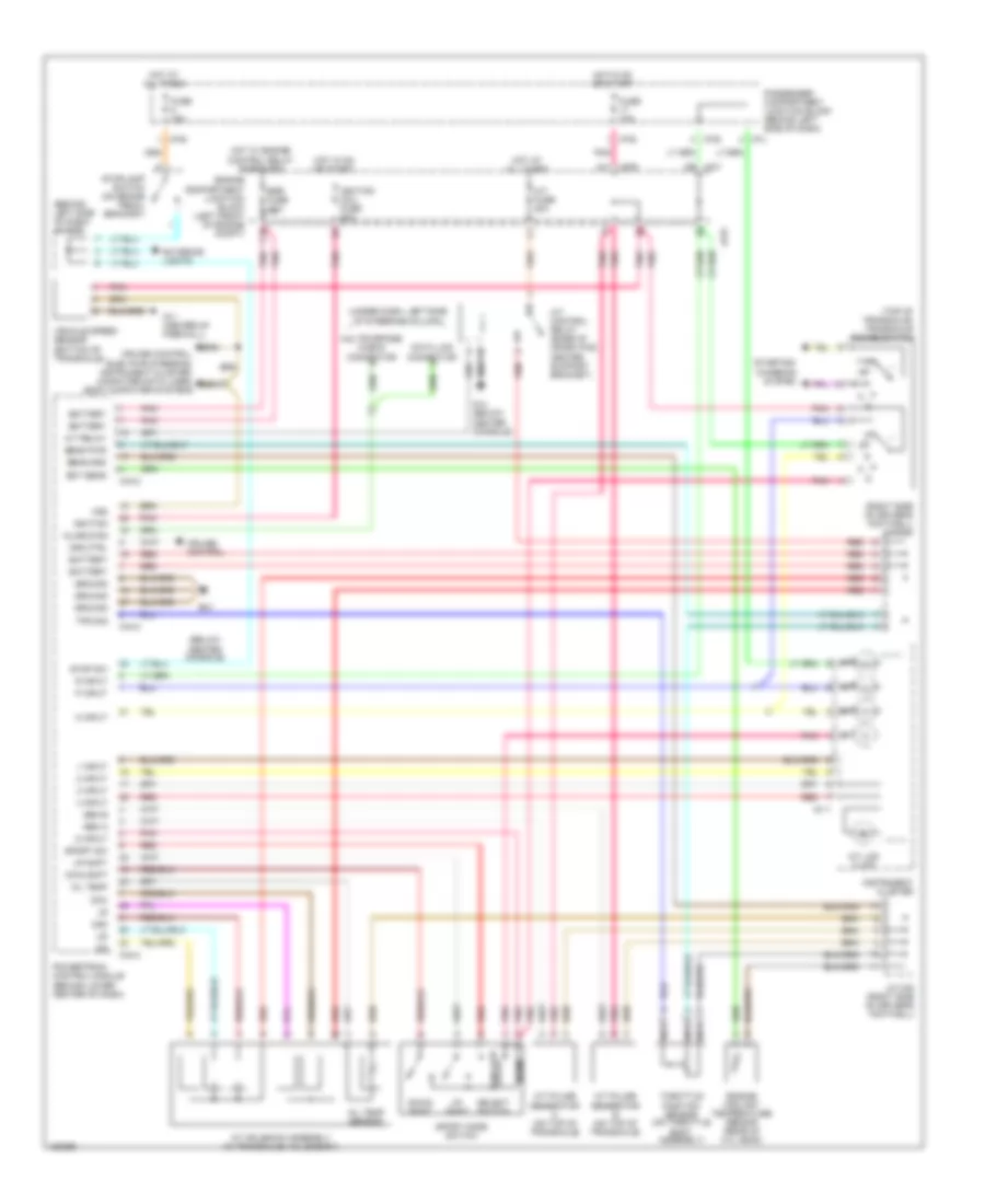 2 4L A T Wiring Diagram for Hyundai Sonata LX 2002