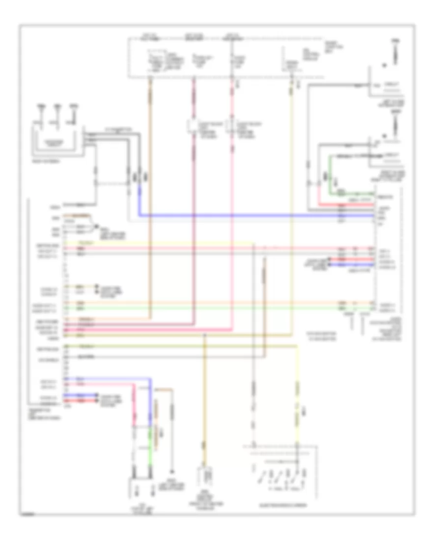 Mobile Telematic System Wiring Diagram for Hyundai Azera 2013