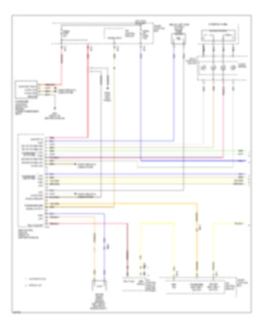 Supplemental Restraints Wiring Diagram 1 of 3 for Hyundai Azera 2013