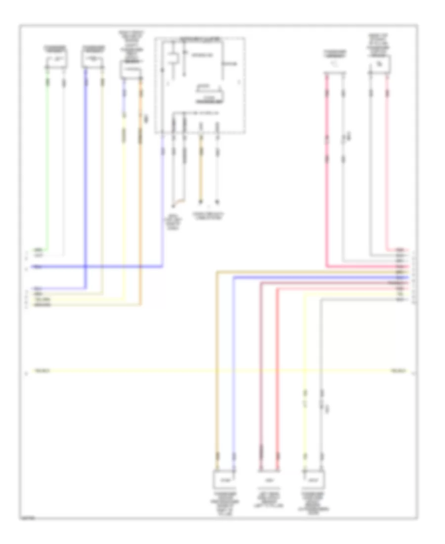 Supplemental Restraints Wiring Diagram 2 of 3 for Hyundai Azera 2013