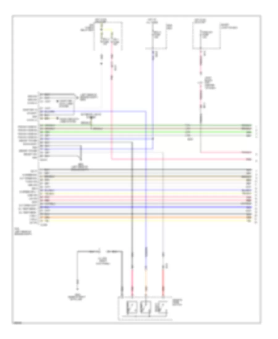 Transmission Wiring Diagram 1 of 2 for Hyundai Azera 2013