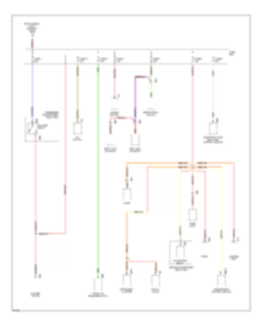 Power Distribution Wiring Diagram (3 of 4) for Hyundai Scoupe 1994