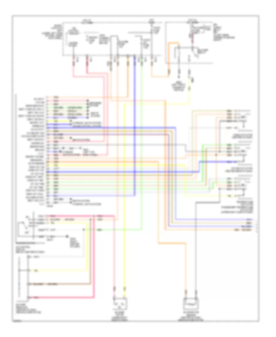 Manual A C Wiring Diagram 1 of 2 for Hyundai Elantra GLS 2013